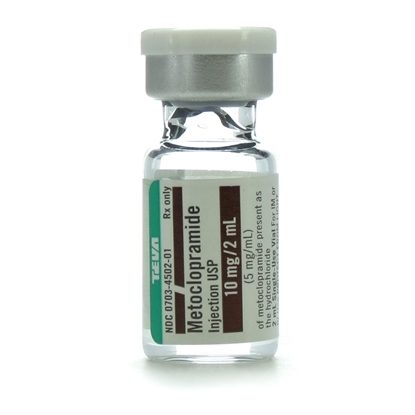 Metoclopramide, 5mg/mL, SDV, 2mL, 25 Vials/Tray