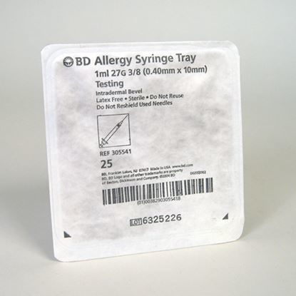 1cc Allergy Syringe, 27G x 3/8", Intradermal, 1,000/Case
