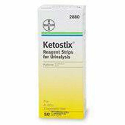 Ketostix® Urine Test Strips for Ketone, 50/Box