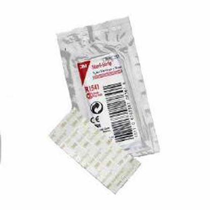 Skin Closure, Plain, Reinforced, 1/8" x 3", Steri-Strip™, 5 Strips/Envelope, 50 Envelopes/Box