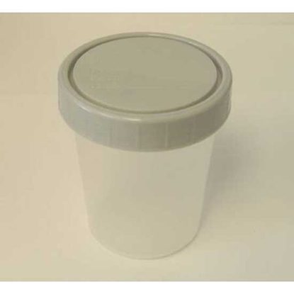 Collector, Specimen, with Lid, 4 Ounce, Translucent, Non-Sterile, Medi-Pak™, 500/Case,