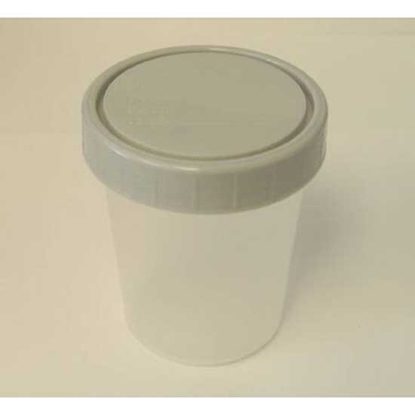 Collector, Specimen, with Lid, 4 ounce, Translucent, Non-Sterile, Medi-Pak™, 500/Case,