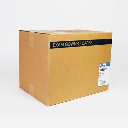 Gown, Exam 30" x 42", 3-Ply, Blue, Disposable, Medi-Pak,  50/Case