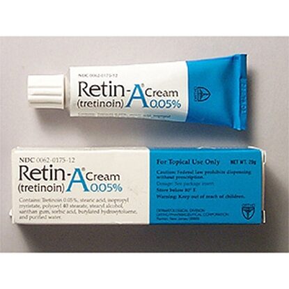 Retin-A Tretinoin 0.05% Cream 20 g, Each