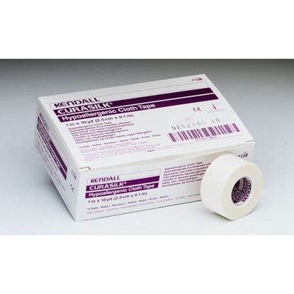Silk Surgical Tape 3" x 10 Yards Hypoallergenic, 4/Box