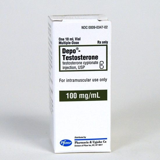 Depo®Testosterone (Testosterone Cypionate), (CIII), 100mg/mL, MDV