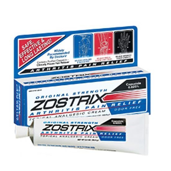 Zostrix, (Capsaicin Topical), 0.025, Cream, 60gm Tube McGuff