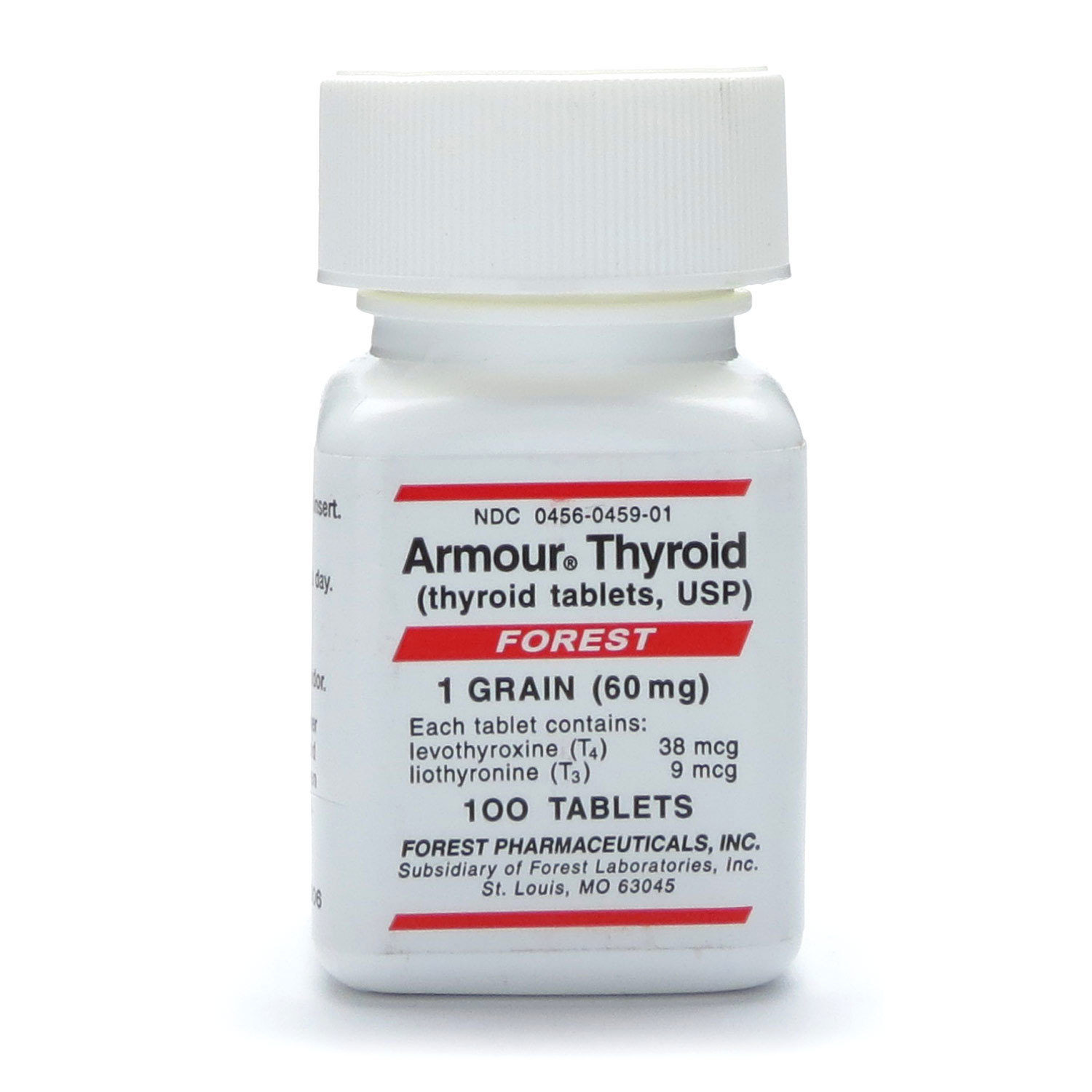 Thyroid, Armour®, 100 Tablets/Bottle McGuff