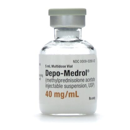 Depo-Medrol® Methylprednisolone Acetate Injection 40mg/mL, Multiple Dose Vial 5 mL, Each