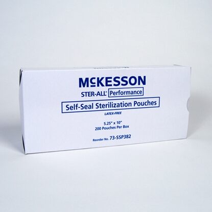 McKesson Argent™ Sure-Check® Self-Seal Sterilization Pouch 5 1/4" x 10", 200/Box