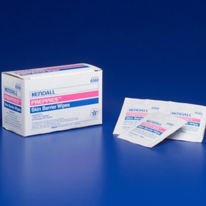 Kendall™ Skin Barrier Wipe with Isopropyl Alcohol and Acrylic Polymer, 50/Box