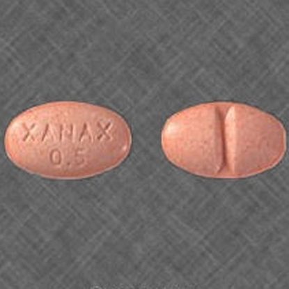 Xanax® [C-IV], 0.5mg, 100 Tablets/Bottle