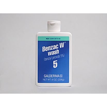 Wound Wash, Benzac W Wash, 5%, 8 Ounce Bottle