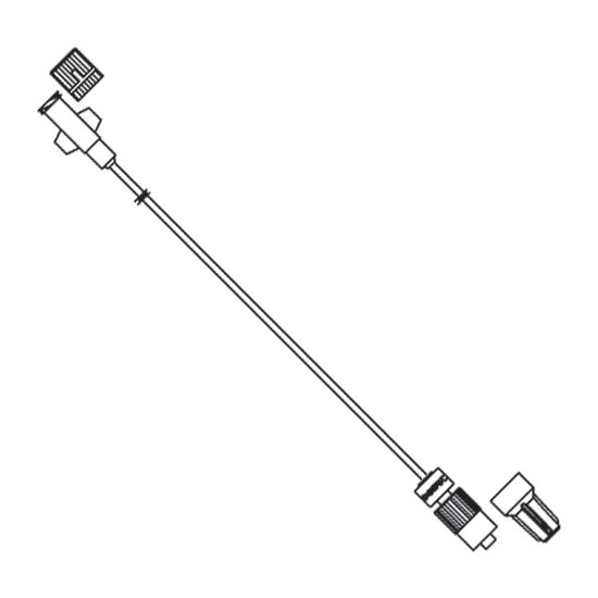 IV Extension Set, Mini-Bore, Female Luer-Lock, Spin Lock®, Latex-free,  DEHP-free, 20, FlowStop Cap, 50/Case