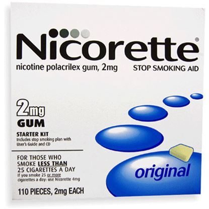 Nicotene Gum, Starter Kit Chewing Gum, 2mg, 110 pieces/Box