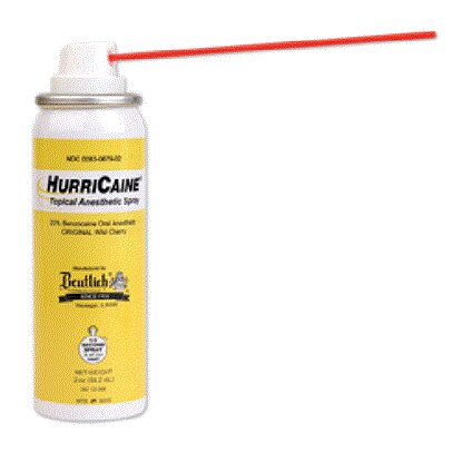 Hurricaine Topical Anesthetic Spray 2 oz