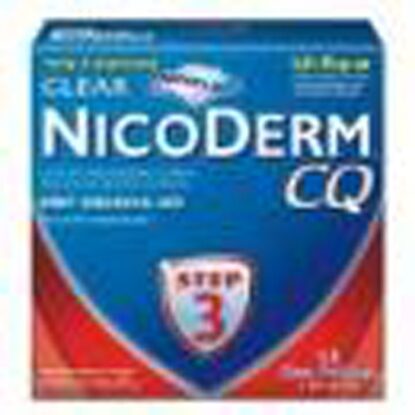 NicoDerm CQ Step 1 Nicotene Clear Patch 21 mg, 14/Box