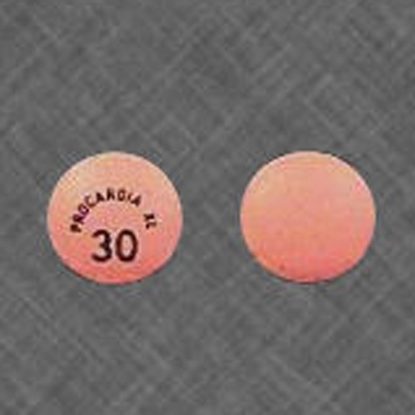 PROCARDIA XL® (Nifedipine), 30mg, 100 Tablets/Bottle