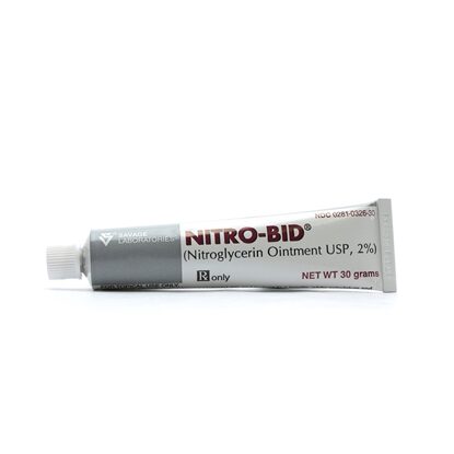 Nitro-Bid Nitroglycerin 2% Ointment 30 g, Each
