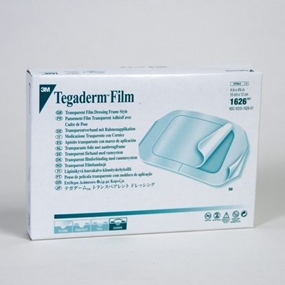 Dressing, Transparent, 4" x 4 3/4", Sterile  Latex-Free, Tegaderm™, 50/Box