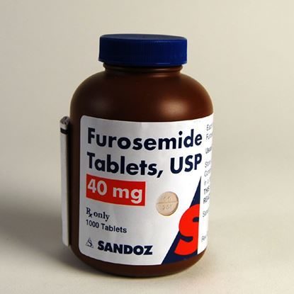 Furosemide, 40mg, 1,000 Tablets/Bottle