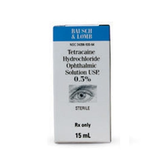 Tetracaine HCl, Ophthalmic Drops, 0.50, 15mL Bottle *Discontinued