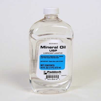Mineral Oil, Heavy, 16 Ounce Bottle