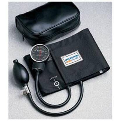 McKesson LUMEON™ Aneroid Sphygmomanometer Unit Pediatric Nylon Cuff 13 - 19.5 cm Pocket Aneroid, Each