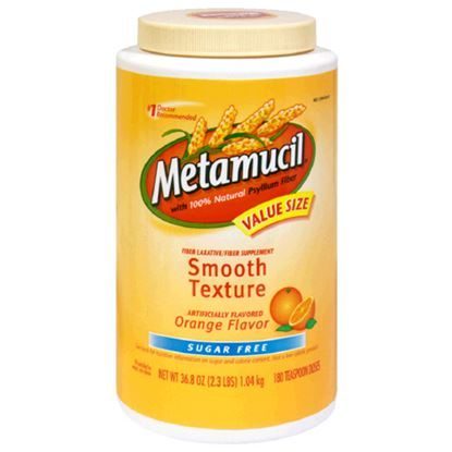 Metamucil (Psyllium/Sucrose), Orange, Original Powder, 870gm Bottle