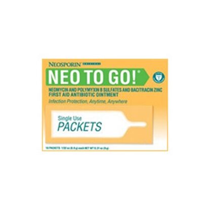Neosporin®, Ointment, Unit-Dose, 0.03 Ounce, 144 Foil-Packs/Box