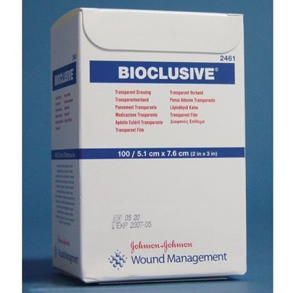 Dressing, Transparent,  2" x 3", Sterile, Bioclusive® Polyurethane , 100/Box