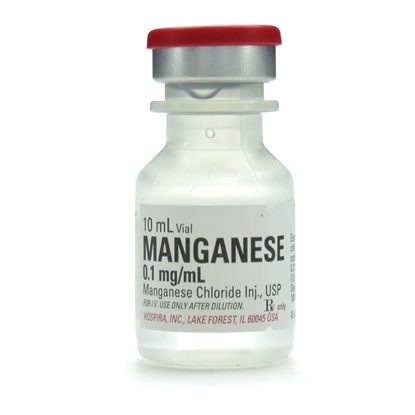 Manganese Trace Element, Chloride, 0.1mg/mL, SDV, 10mL Vial