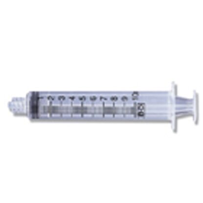 BD Syringe with Eccentric Tip 10 cc, 100/Box
