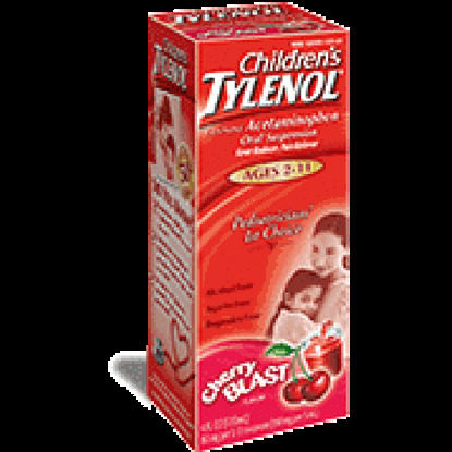 Tylenol® (Acetaminophen), 160mg/5mL, Children's, Grape, Suspension, 4 Ounce Bottle