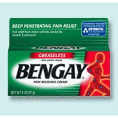 Bengay Greaseless Cream, 2 Ounce Tube