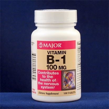 Thiamine HCl (Vit. B1), 100mg, 100 Tablets/Bottle