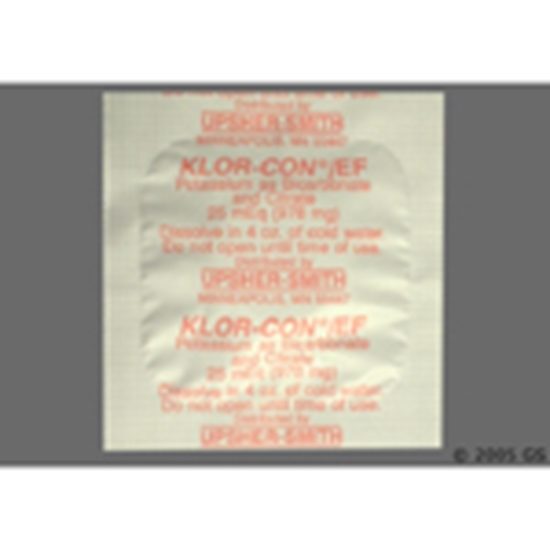 Potassium Bicarb Effervescent EfferK, 20Meq, 30 Tablets/Bottle McGuff