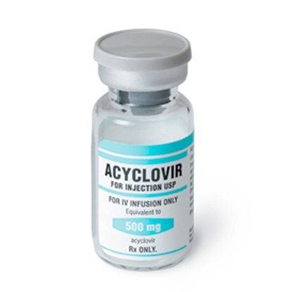 Acyclovir Sodium, 500mg/Vial, SDV, 10mL, 10 Vials/Tray
