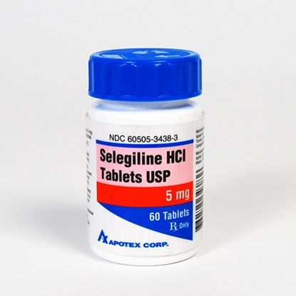Selegiline HCl, 5mg, 60 Tablets/Bottle