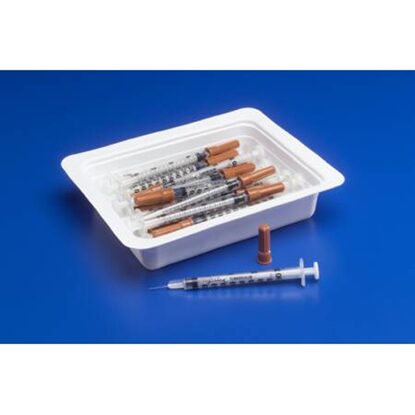 Monoject™ Allergy Syringe With Needle 0.5cc 28G x 1/2", 1000/Case