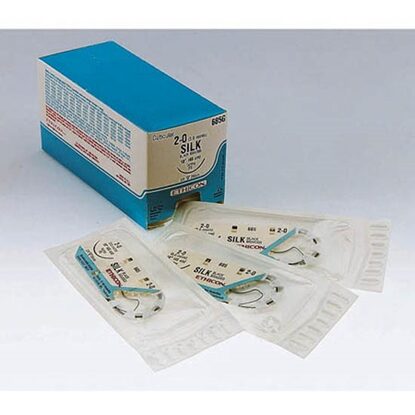 Johnson & Johnson Non-Absorbable 2-0 PERMA-HAND™ Silk Suture with FS Needle, 12/Box