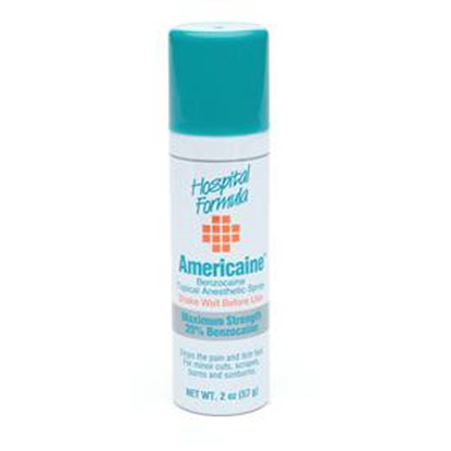 Americaine Benzocaine 20% Spray  2 oz