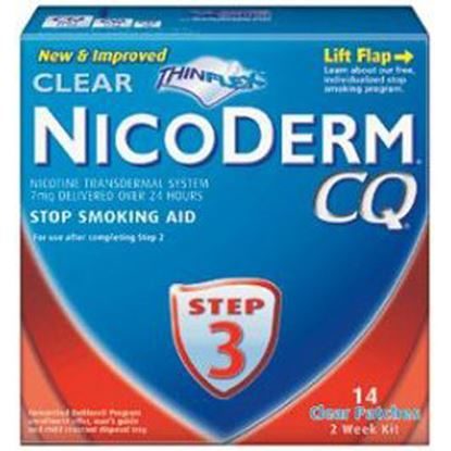 Nicoderm® CQ®, 7mg/Day, Nicotene Patch, 14/Box