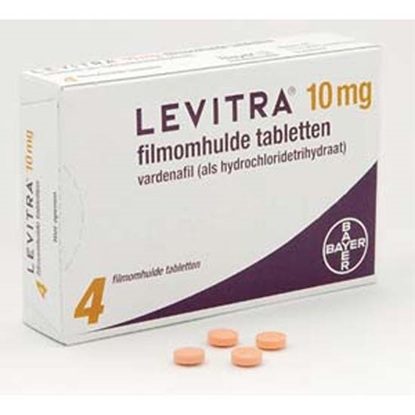 Levitra® (Vardenafil HCl), 10mg, 30 Tablets/Bottle