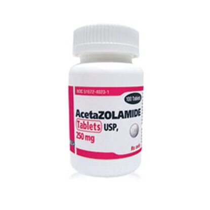 Acetazolamide, 250mg, 100 Tablets/Bottle