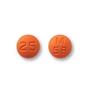Thioridazine HCl, 25mg, 100 Tablets/Bottle