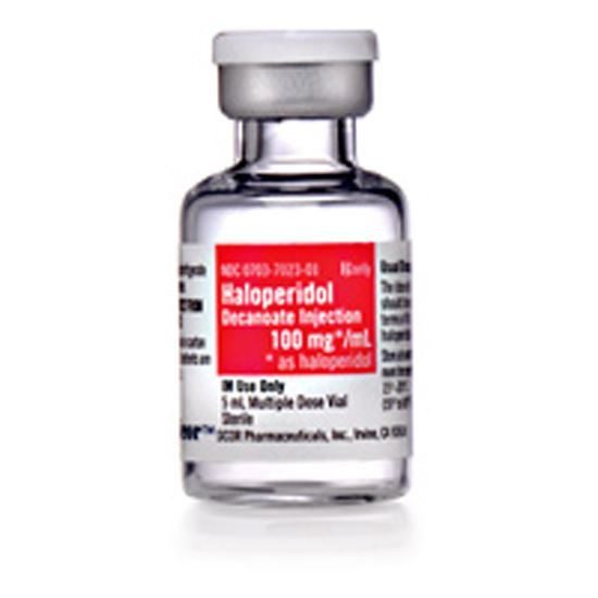 Haloperidol Decanoate, 100mg/mL, MDV, 5mL Vial McGuff