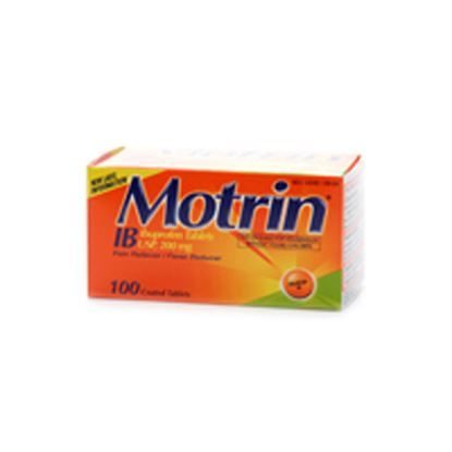 Motrin IB® (Ibuprofen), 200mg, 100 Tablets/Bottle