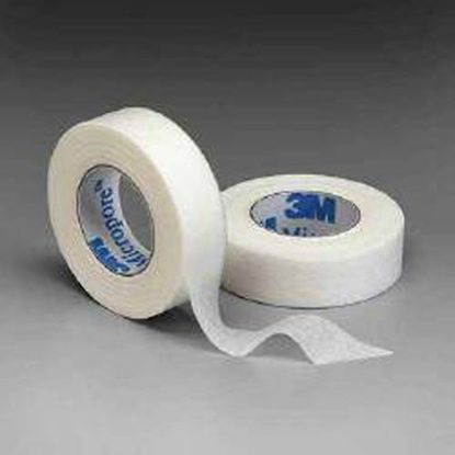 Tape, Micropore, Paper, 3" x 10 Yards, Surgical, White, 4/Box
