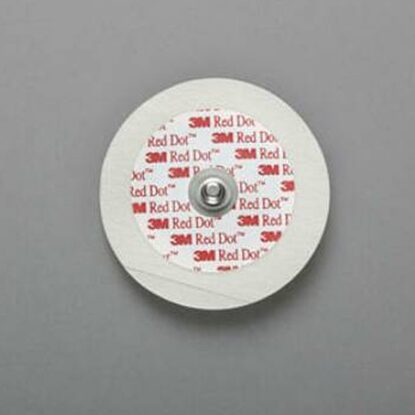 3M Red Dot™ ECG Monitoring Electrode Pediatric Non-Radiolucent, 25/Pack